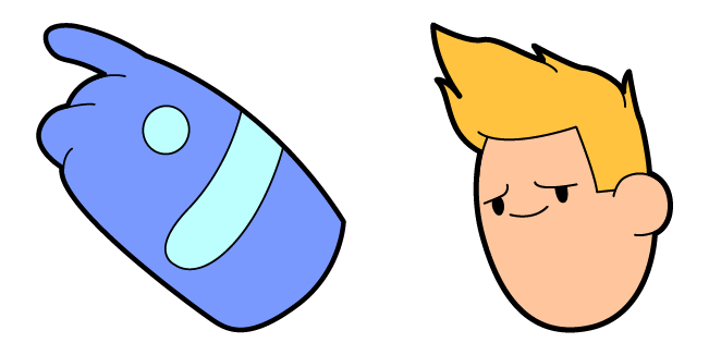 Bravest Warriors Chris Kirkman & Technological Glove Cursor