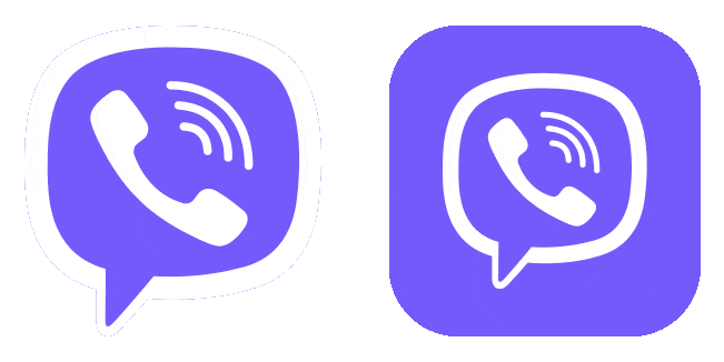 Viber Logo Animated Cursor