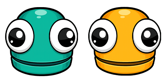 R.E.P.O. Green & Orange Cursor