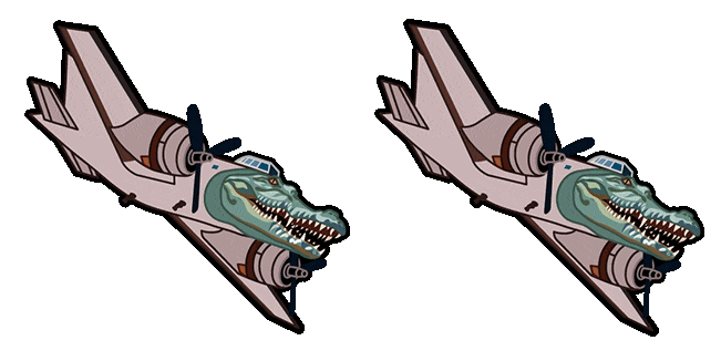 Bombardino Crocodilo Brainrot Meme Animated Cursor