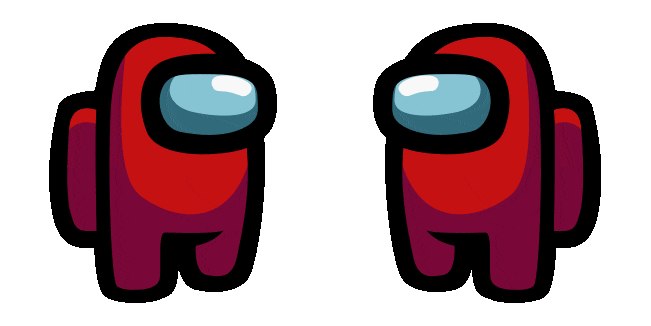 Among Us Red & Note Animated Cursor
