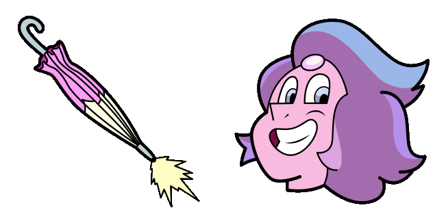 Steven Universe Rainbow Quartz 2.0 & Parasol Animated Cursor