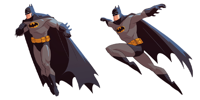 Retro Batman Action Cursor