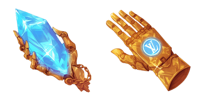 Blue Gem & Louis Vuitton Gauntlet Cursor