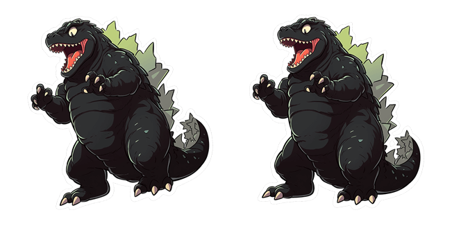 Angry Godzilla Cursor