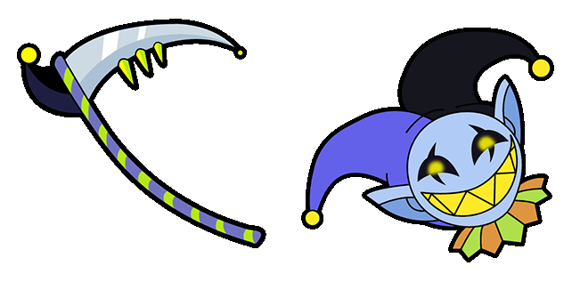 Deltarune Jevil Scythe Animated Cursor