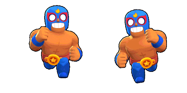 Brawl Stars Running El Primo Animated Cursor