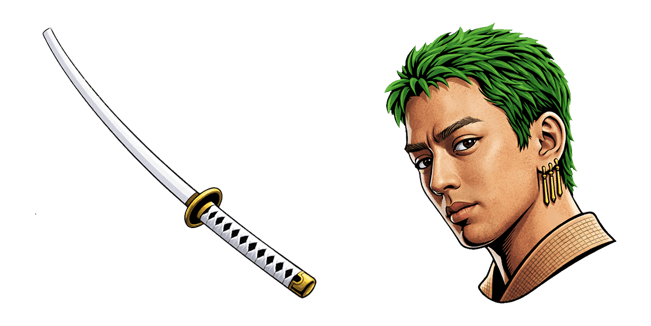 One Piece Netflix Roronoa Zoro & Wado Ichimonji Cursor
