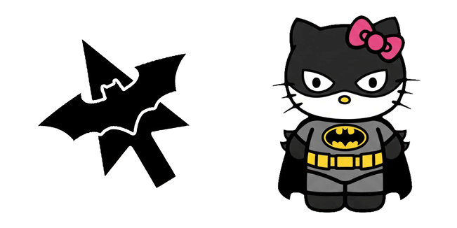 Hello Kitty Batman Cursor