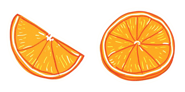 Juicy Orange Slices Cursor