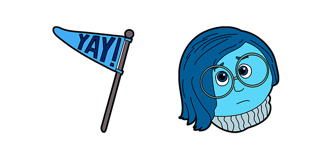 Inside Out Sadness Cursor