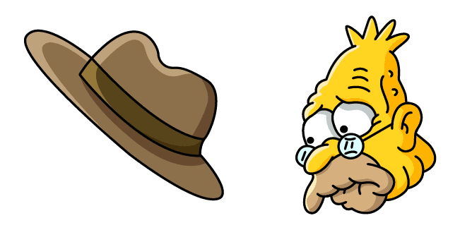 The Simpsons Abraham & Hat Cursor