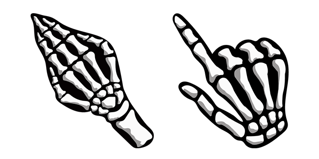 Halloween Skeleton Hand Cursor