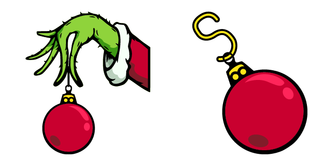 Grinch Christmas Globe Cursor