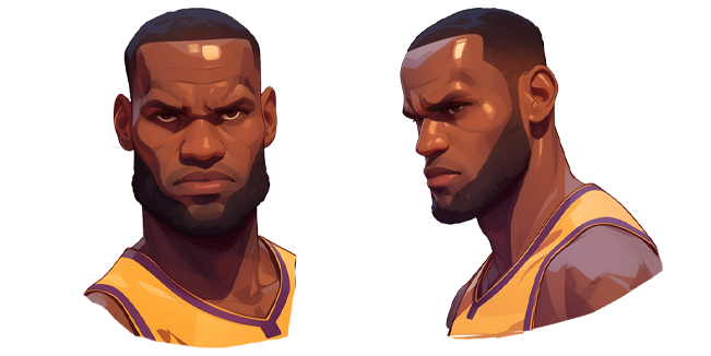 Serious LeBron James Cursor