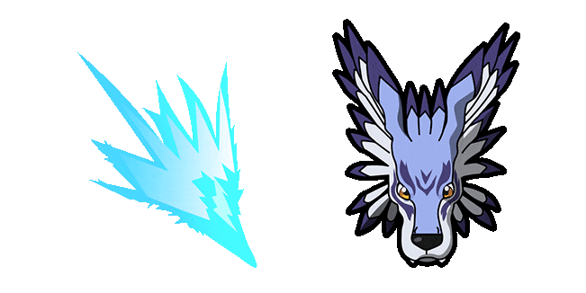 Digimon Garurumon Animated Cursor
