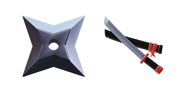 Shuriken & Katana 3D Cursor