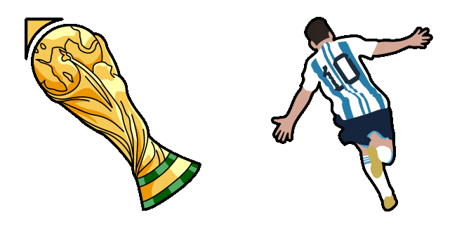 Messi & World Cup Animated Cursor