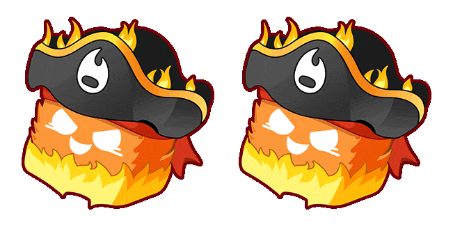 Blox Fruits Flame Animated Cursor