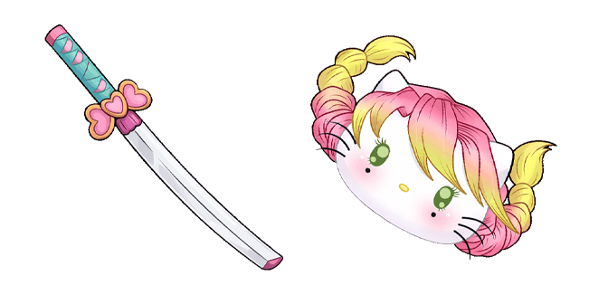 Hello Kitty x Demon Slayer Mitsuri Cursor
