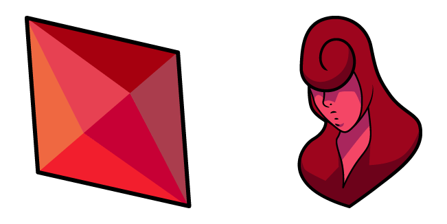 Steven Universe Red Diamond Cursor