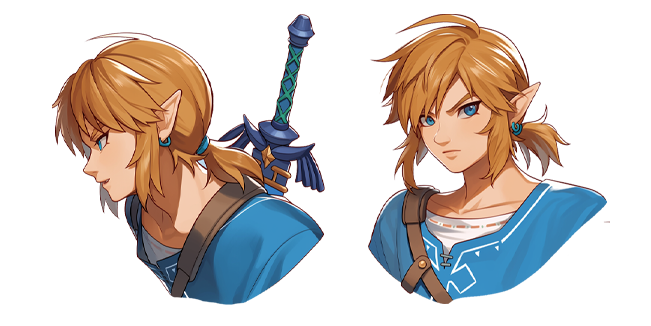 Legend of Zelda Serious Link Cursor