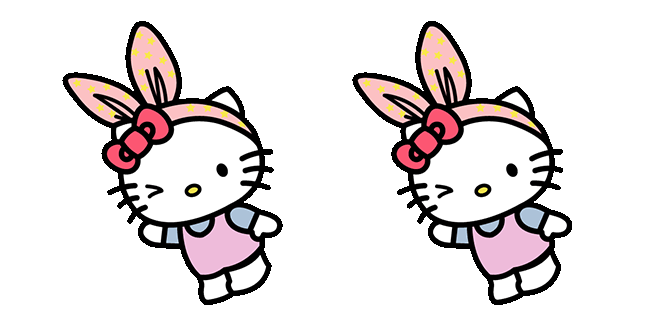 Sanrio Easter Hello Kitty Animated Cursor