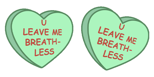 Valentine's Day Conversation Hearts Animated Cursor