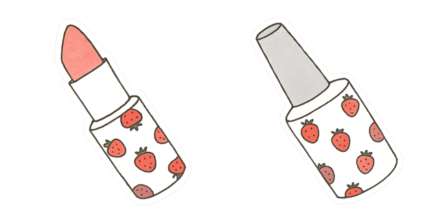 VSCO Girl Lipstick & Nail Polish Cursor