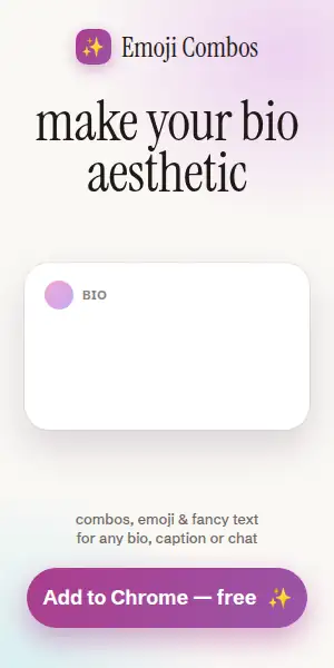 [Emoji Combos] Make Your Bio Aesthetic