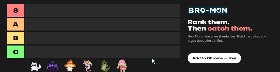 [Bro-Mon] Tier List